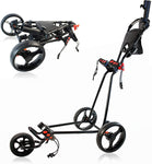 Ultralight 3 Wheel Golf Trolley with One Touch Folding System