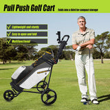 Ultralight 3 Wheel Golf Trolley with One Touch Folding System